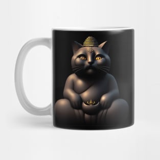 Buddha cat Mug